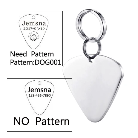 Pet id tag for tag stainless steel Bone dog id tag Free High Power Laser Engraving text on Pet Tags on two sides - FC001NA SLVIER 13